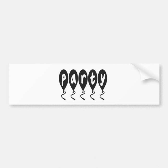 Adesivo Para Carro Balões do Partido (Frente)