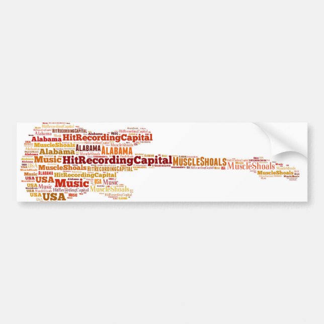 Adesivo Para Carro Bancos de areia do músculo, Alabama (Frente)