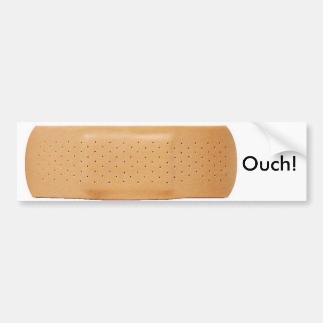 Adesivo Para Carro bandaid, Ouch! (Frente)