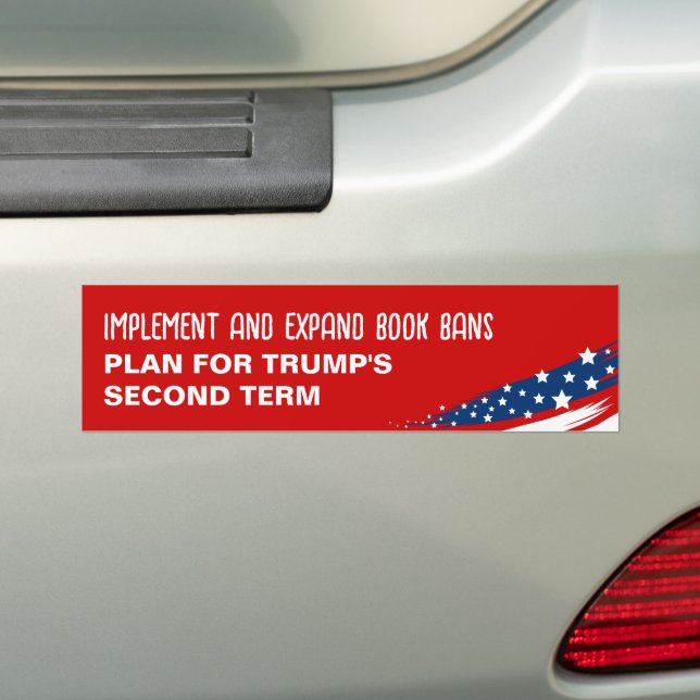 Adesivo Para Carro Bandas Anti-Trump Book (No carro)