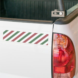 Adesivo Para Carro Bandas de Natal de Pastel Personalizáveis