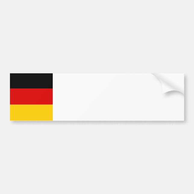 Adesivo Para Carro bandeira alemã (Frente)