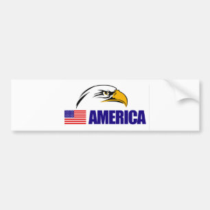 Adesivo Para Carro Bandeira Americana