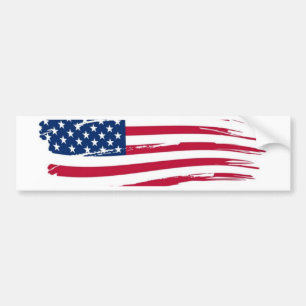 Adesivo Para Carro Bandeira Americana