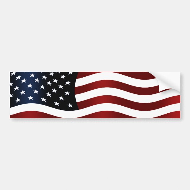 Adesivo Para Carro Bandeira americana (Frente)