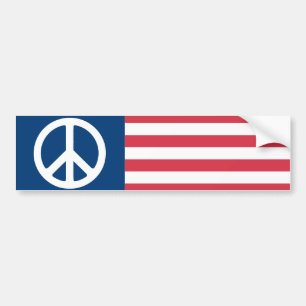 Adesivo Para Carro Bandeira americana da paz