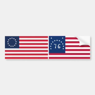 Adesivo Para Carro Bandeira americana das estrelas de Betsy Ross 13