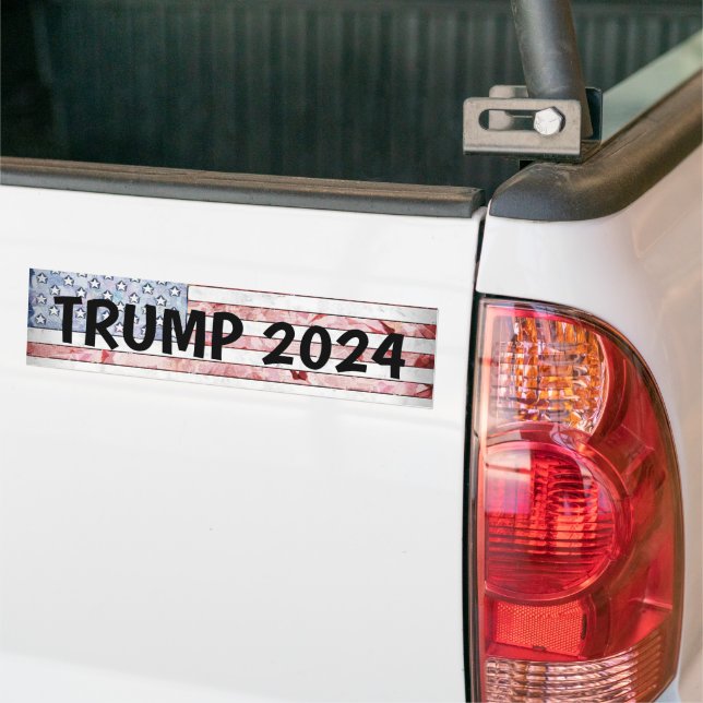 ADESIVO PARA CARRO BANDEIRA AMERICANA TRUMP 2024 (No caminhão)