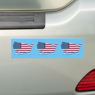 Adesivo Para Carro Bandeira Americana Vermelha White Estrelas e Strip