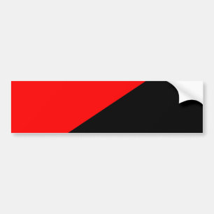 Adesivo Para Carro Bandeira Anarquista (Anarquismo)
