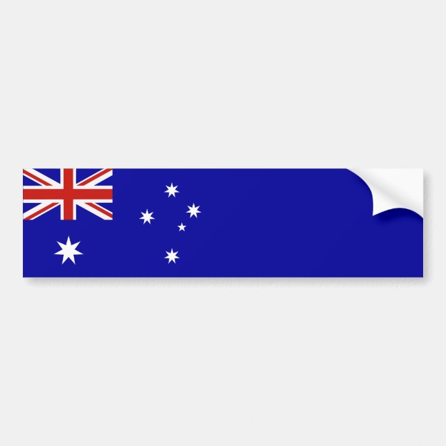 Adesivo Para Carro Bandeira australiana (Frente)