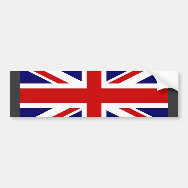 Adesivo Para Carro Bandeira britânica (Frente)