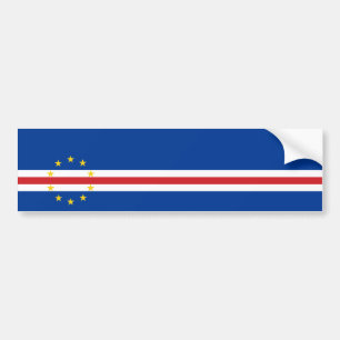 Adesivo Para Carro Bandeira Cabo Verde