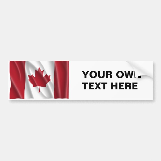 ADESIVO PARA CARRO BANDEIRA CANADENSE (Frente)