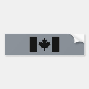 Adesivo Para Carro Bandeira canadense no Decor Negro