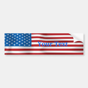 Adesivo Para Carro Bandeira customizável Bumpersticker