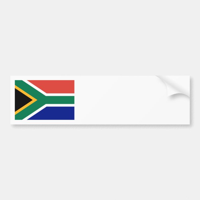 Adesivo Para Carro Bandeira da África do Sul - Patriótica (Frente)