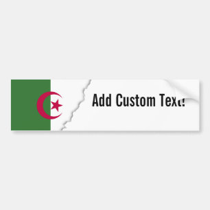 Adesivo Para Carro Bandeira da Argélia