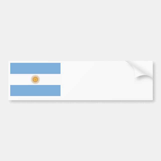 Adesivo Para Carro Bandeira da Argentina (Frente)