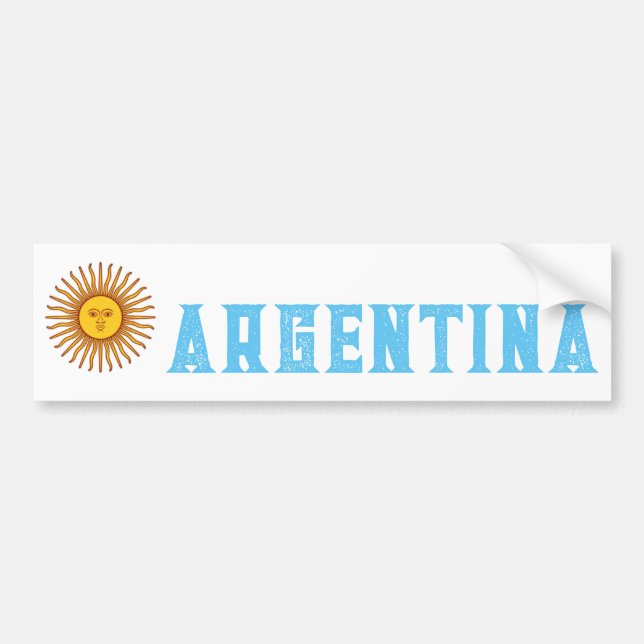 Adesivo Para Carro Bandeira da Argentina (Frente)