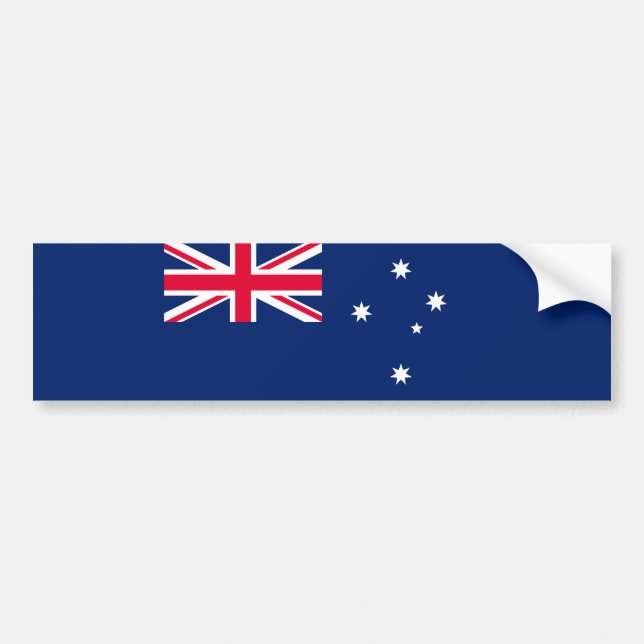 Adesivo Para Carro Bandeira da Austrália (Frente)
