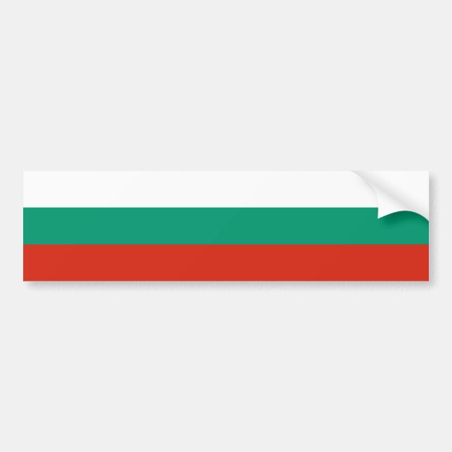 Adesivo Para Carro Bandeira da Bulgária (Frente)