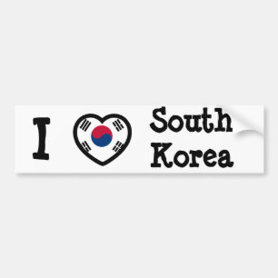 Adesivo Para Carro Bandeira da Coreia do Sul