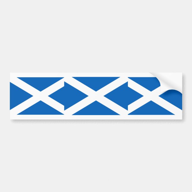 Adesivo Para Carro Bandeira da Escócia no Scotland Bumper Sticker (Frente)