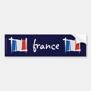 Adesivo Para Carro Bandeira da escova de France
