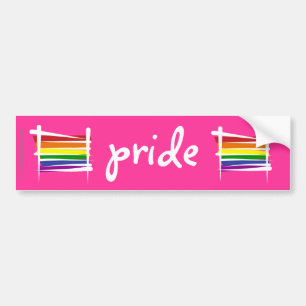Adesivo Para Carro Bandeira da escova do orgulho gay do arco-íris
