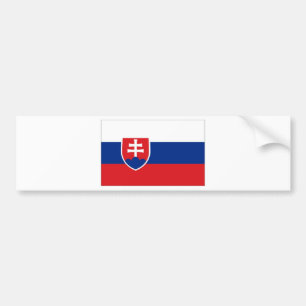 Adesivo Para Carro Bandeira da Eslováquia