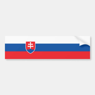 Adesivo Para Carro Bandeira da Eslováquia