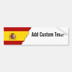 Adesivo Para Carro Bandeira da espanha