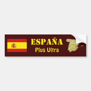 Adesivo Para Carro Bandeira da espanha + Autocolante no vidro