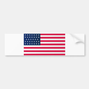 Adesivo Para Carro Bandeira da Guerra Civil Lateral Americana