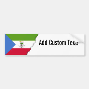 Adesivo Para Carro Bandeira da Guiné Equatorial