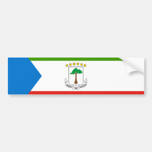 Adesivo Para Carro Bandeira da Guiné Equatorial (África)