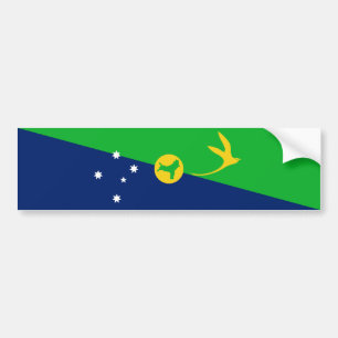 Adesivo Para Carro Bandeira da Ilha Christmas