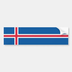 Adesivo Para Carro Bandeira da Islândia