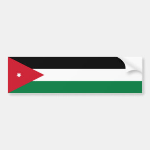Adesivo Para Carro Bandeira da Jordânia