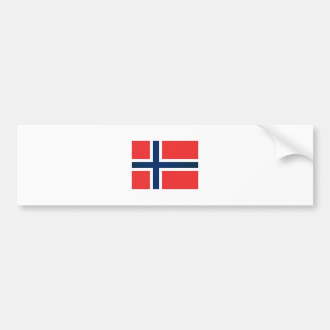 Adesivo Para Carro Bandeira da Noruega (Frente)