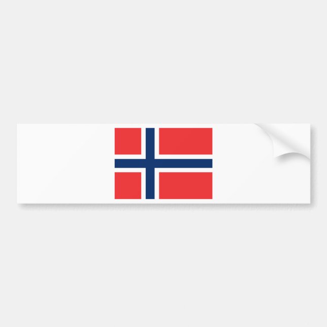 Adesivo Para Carro Bandeira da Noruega (Frente)