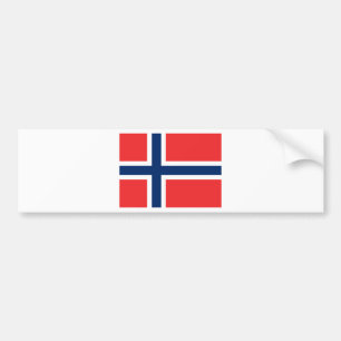 Adesivo Para Carro Bandeira da Noruega - Marca Norges - Marca registr