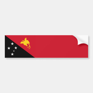 Adesivo Para Carro Bandeira da Papua-Nova Guiné