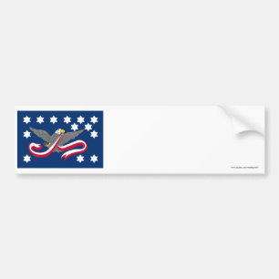 Adesivo Para Carro Bandeira da rebelião do uísque