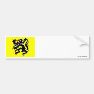 Adesivo Para Carro Bandeira da região de Flanders