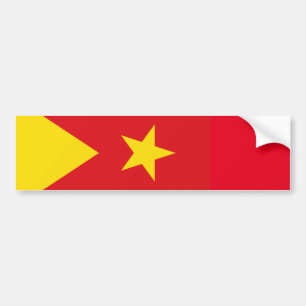 Adesivo Para Carro Bandeira da região de Tigray