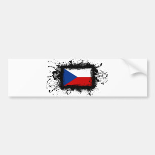 Adesivo Para Carro Bandeira da república checa