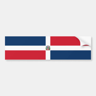 Adesivo Para Carro Bandeira da República Dominicana
