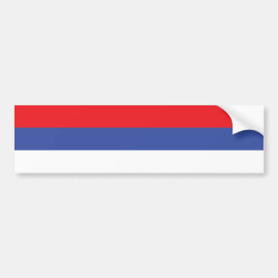 Adesivo Para Carro Bandeira da República Sérvia